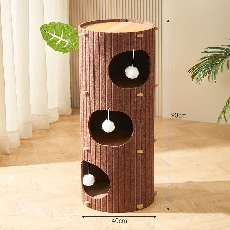 Torre per gatti antigraffio Condo Barrel