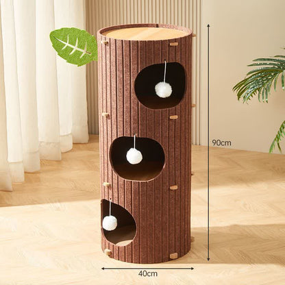 Torre per gatti antigraffio Condo Barrel
