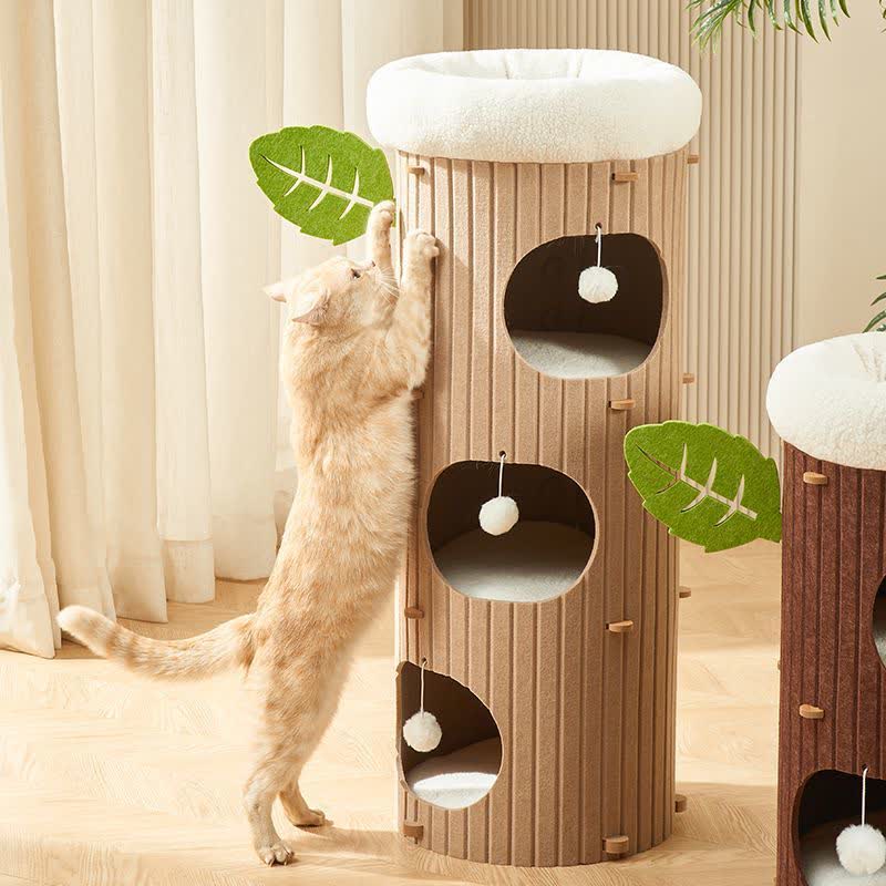 Torre per gatti antigraffio Condo Barrel