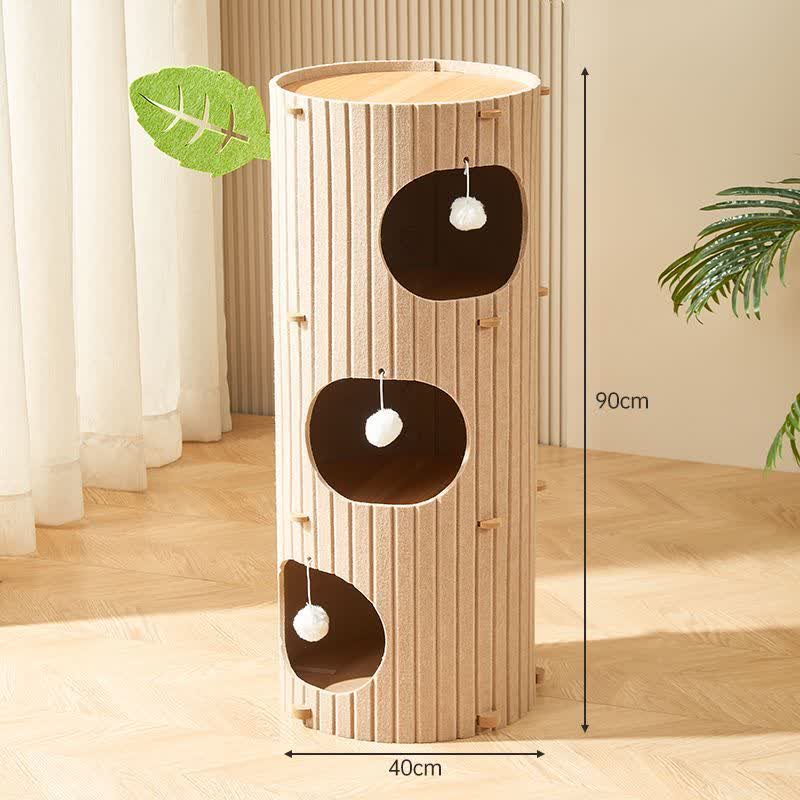 Torre per gatti antigraffio Condo Barrel