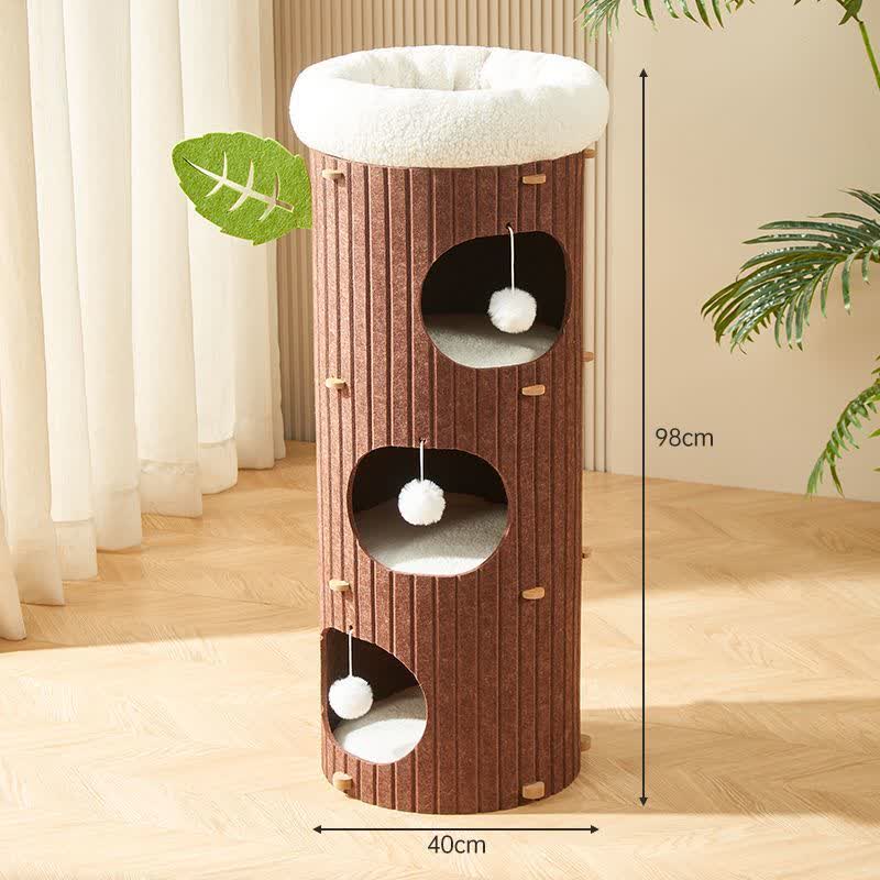 Torre per gatti antigraffio Condo Barrel
