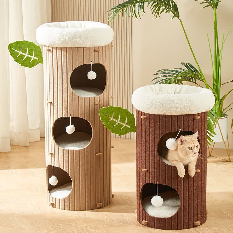 Torre per gatti antigraffio Condo Barrel