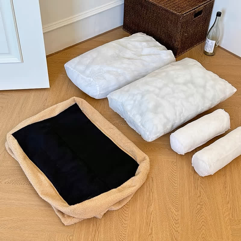 Divano letto per animali domestici in peluche, rimovibile e lavabile