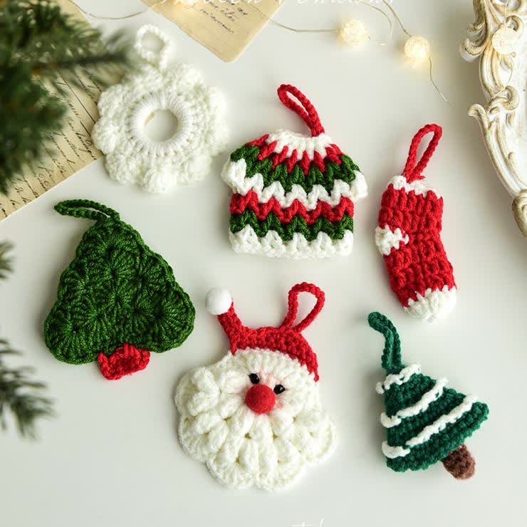 Ornamento per la casa, regalo di Natale tessuto a mano