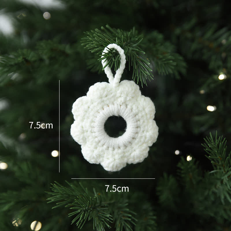 Ornamento per la casa, regalo di Natale tessuto a mano