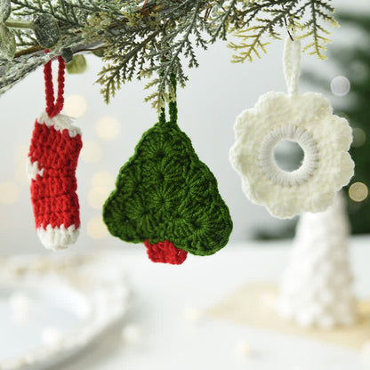 Ornamento per la casa, regalo di Natale tessuto a mano