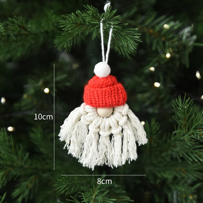 Ornamento per la casa, regalo di Natale tessuto a mano
