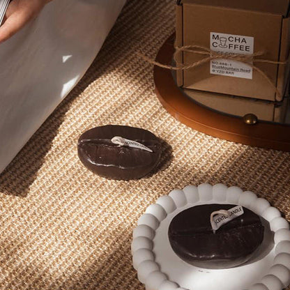 Candela profumata creativa per la casa a forma di chicco di caffè