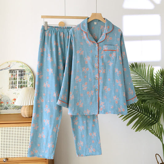 Pigiama in garza di cotone Refresh Strawberry