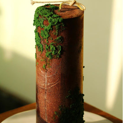 Candela profumata con ornamento artistico Green Hills & Moss