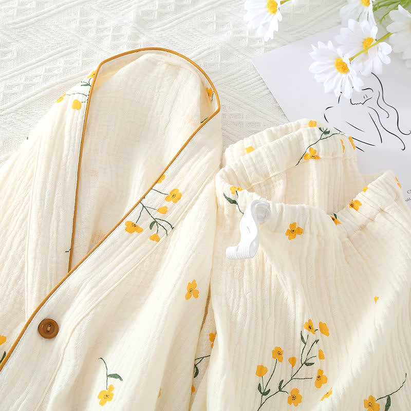 Pigiama Kimono Floreale Refresh