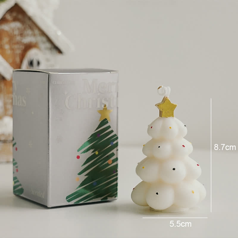 Candela profumata per la casa a forma di albero di Natale