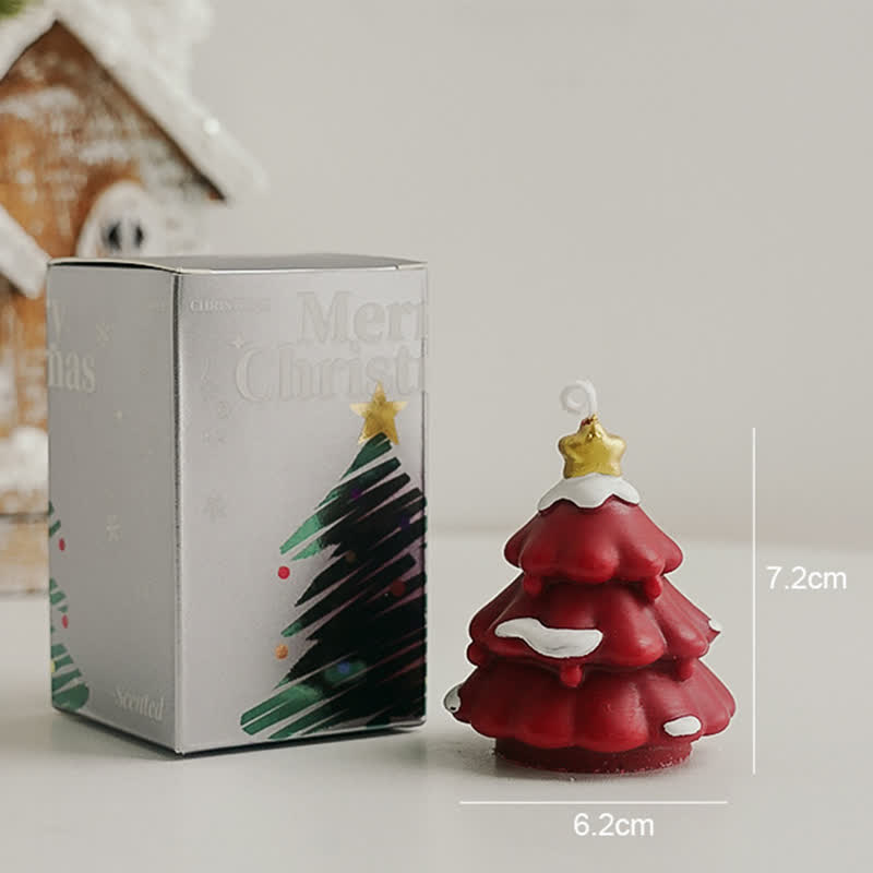 Candela profumata per la casa a forma di albero di Natale
