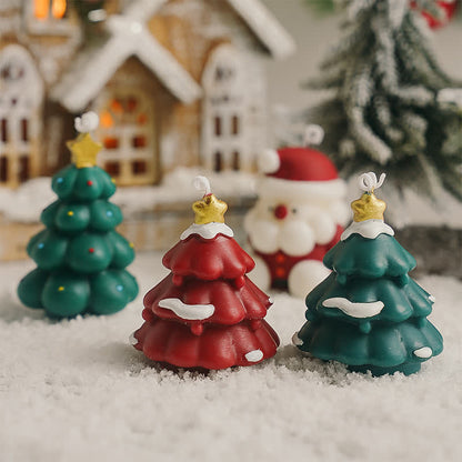 Candela profumata per la casa a forma di albero di Natale