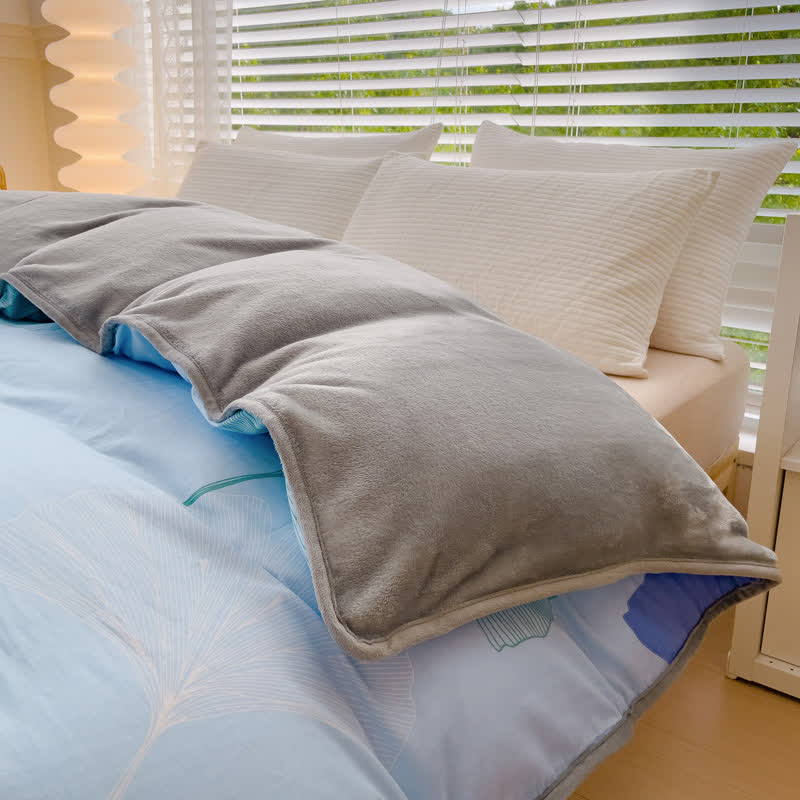 Set di biancheria da letto morbida Refresh Ginkgo Leaf (4 pezzi)