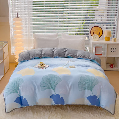 Set di biancheria da letto morbida Refresh Ginkgo Leaf (4 pezzi)