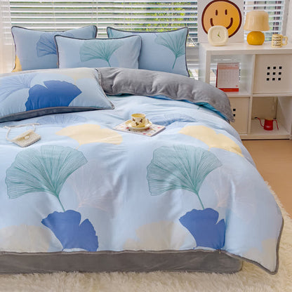 Set di biancheria da letto morbida Refresh Ginkgo Leaf (4 pezzi)