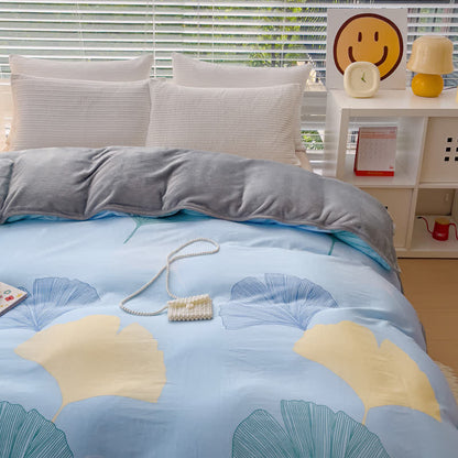 Set di biancheria da letto morbida Refresh Ginkgo Leaf (4 pezzi)