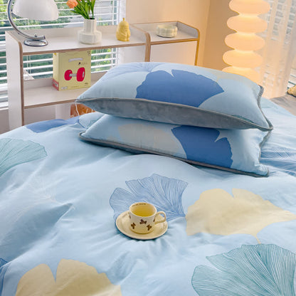 Set di biancheria da letto morbida Refresh Ginkgo Leaf (4 pezzi)