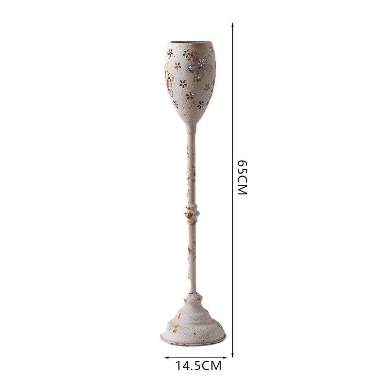 Ornamenti per candelieri da pavimento per balconi da cortile