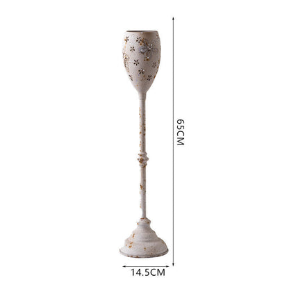Ornamenti per candelieri da pavimento per balconi da cortile