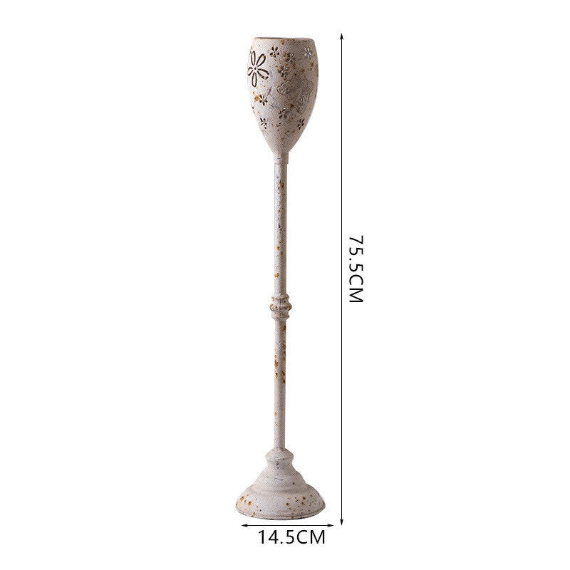 Ornamenti per candelieri da pavimento per balconi da cortile