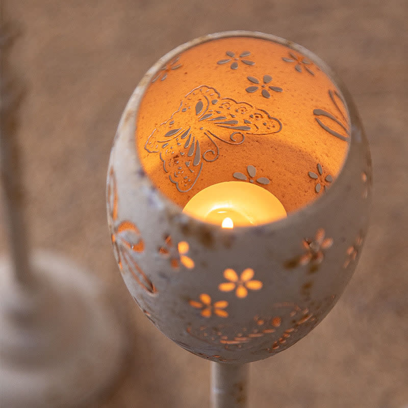 Ornamenti per candelieri da pavimento per balconi da cortile