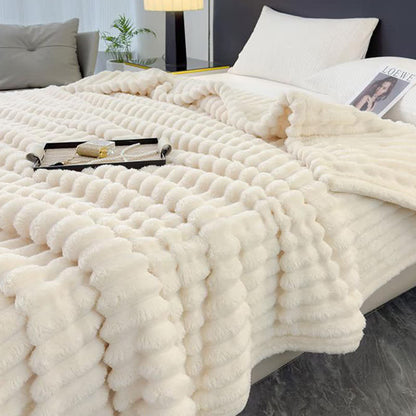 Coperta reversibile in pile caldo