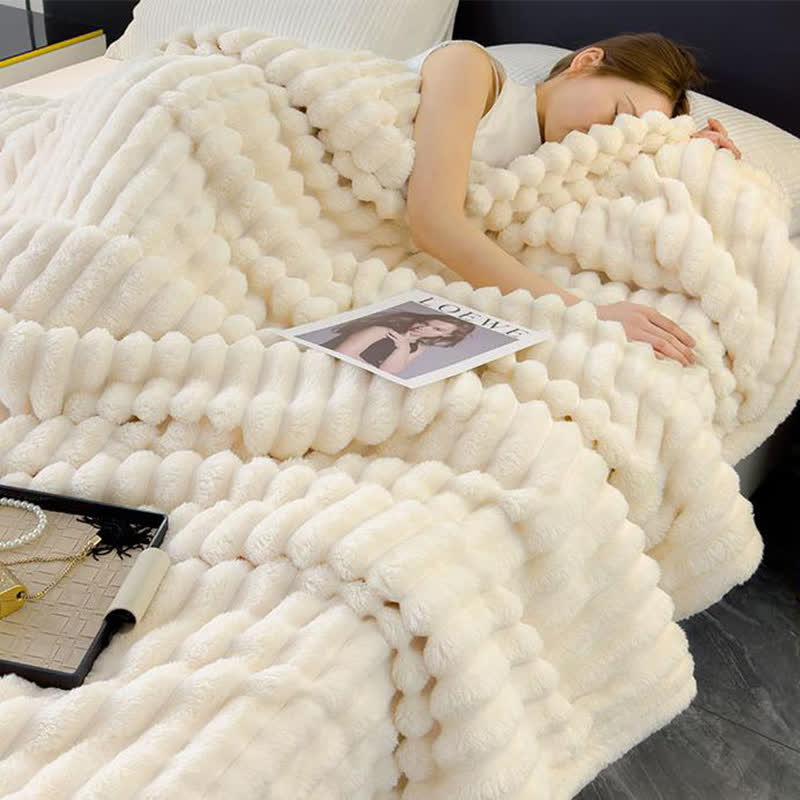 Coperta reversibile in pile caldo