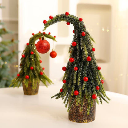 Decorazione per la casa in vaso con albero di Natale