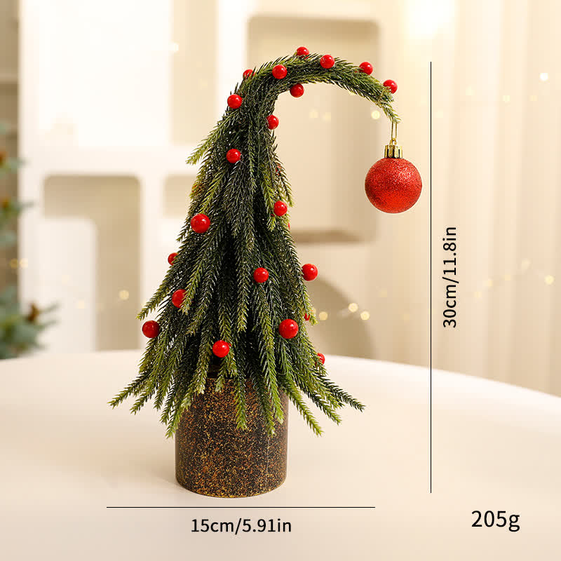 Decorazione per la casa in vaso con albero di Natale