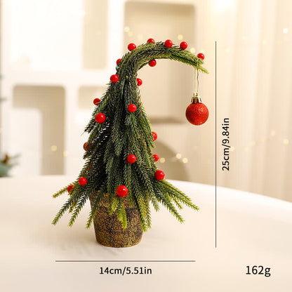 Decorazione per la casa in vaso con albero di Natale