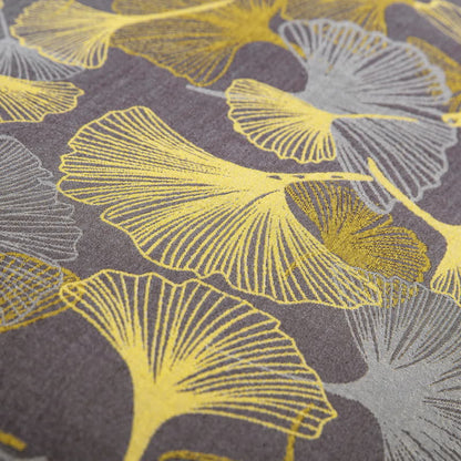Set di biancheria da letto in cotone con bottoni e foglie di ginkgo (4 pezzi)