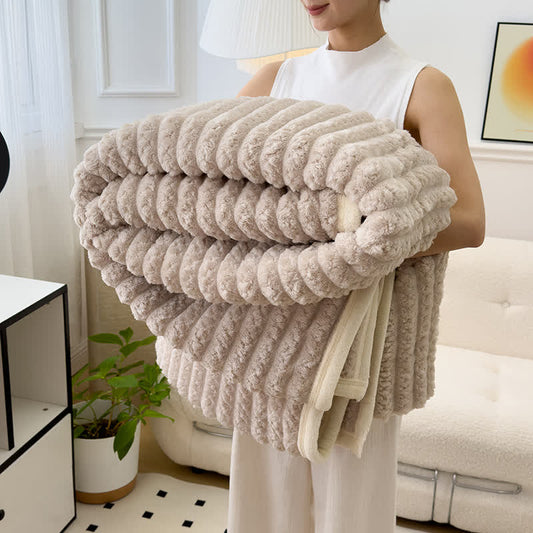 Coperta reversibile tinta unita