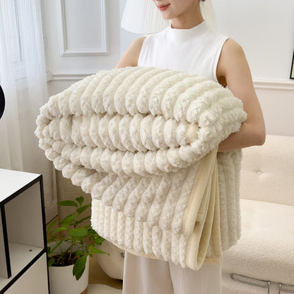 Coperta reversibile tinta unita