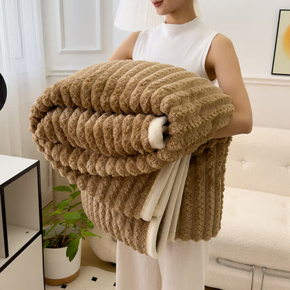 Coperta reversibile tinta unita