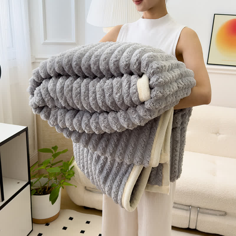 Coperta reversibile tinta unita