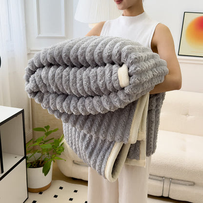 Coperta reversibile tinta unita