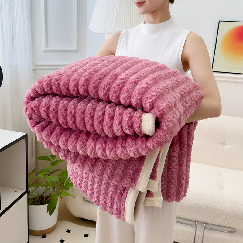 Coperta reversibile tinta unita