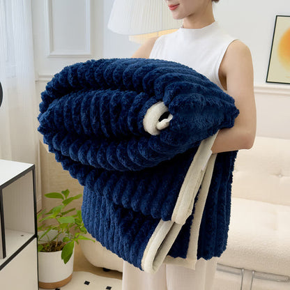 Coperta reversibile tinta unita