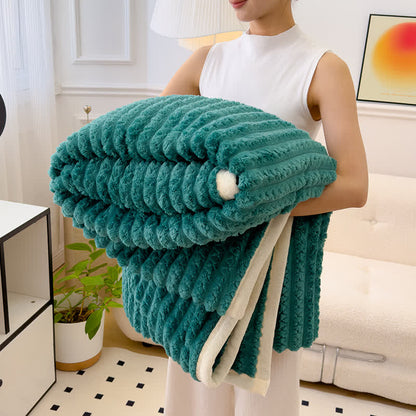 Coperta reversibile tinta unita