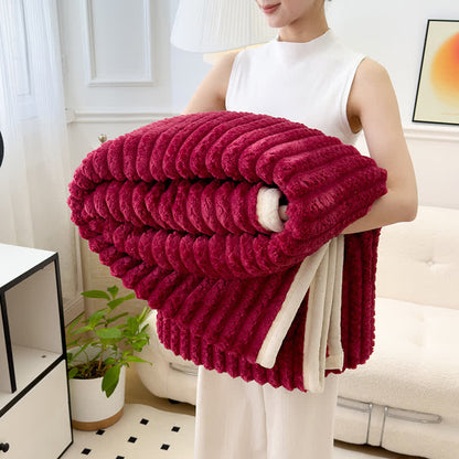 Coperta reversibile tinta unita