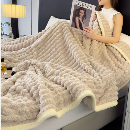 Coperta reversibile tinta unita