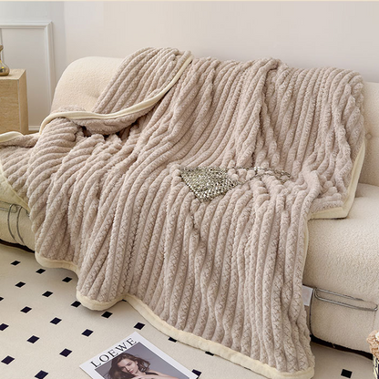 Coperta reversibile tinta unita
