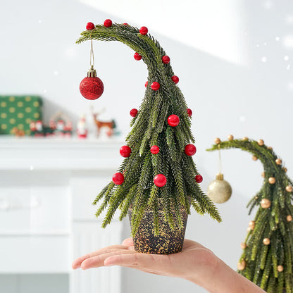 Decorazione per la casa in vaso con albero di Natale