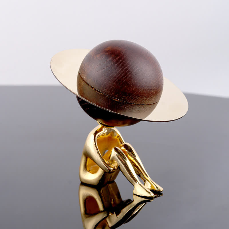 Ornamento diffusore di aromaterapia a forma di asteroide