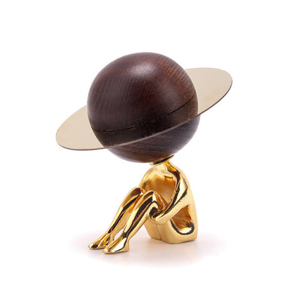 Ornamento diffusore di aromaterapia a forma di asteroide