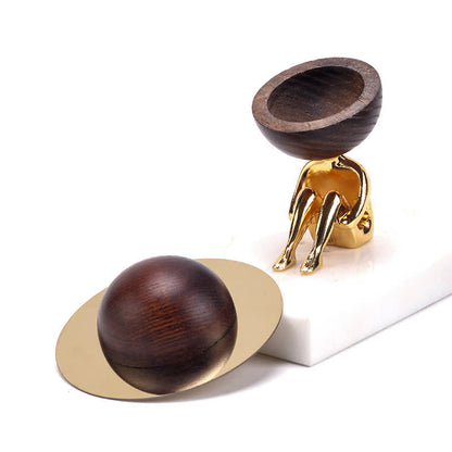 Ornamento diffusore di aromaterapia a forma di asteroide