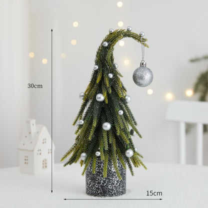 Decorazione per la casa in vaso con albero di Natale