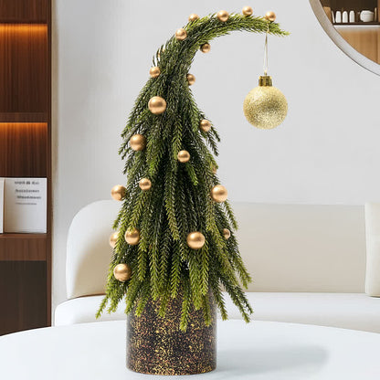 Decorazione per la casa in vaso con albero di Natale